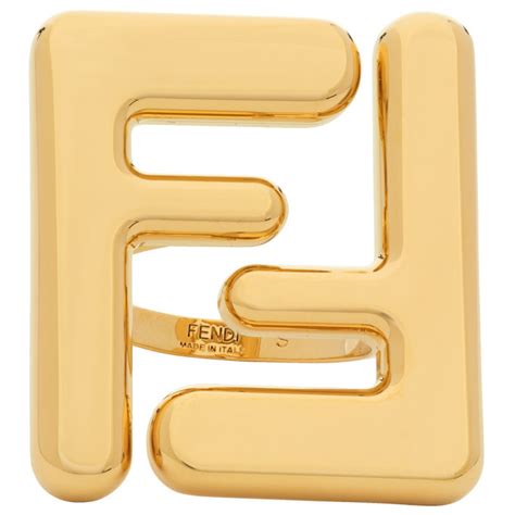 f for fendi ring|genuine Fendi earrings.